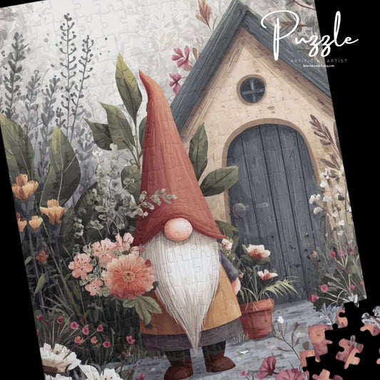 Autumn Gnome Puzzle: 110, 252, 520, 1014-piece, Fun Family Activity, Gift for Garden Lovers, Perfect for Gatherings