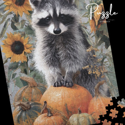 Autumn Raccoon Puzzle