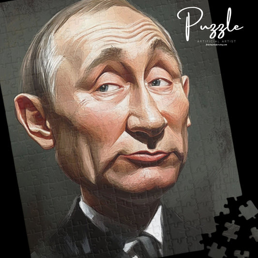 Unique Caricature Puzzle Featuring Iconic Artwork, Perfect Gift for Puzzle Lovers, Home Decor, Entertainment, Fun Family Activity
