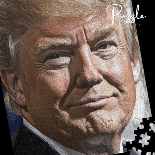 Donald Trump-Themed Puzzle (110, 252, 520, 1014-piece) | Unique Gift for Collectors, Home Decor, Family Fun, Political Enthusiasts, [...]