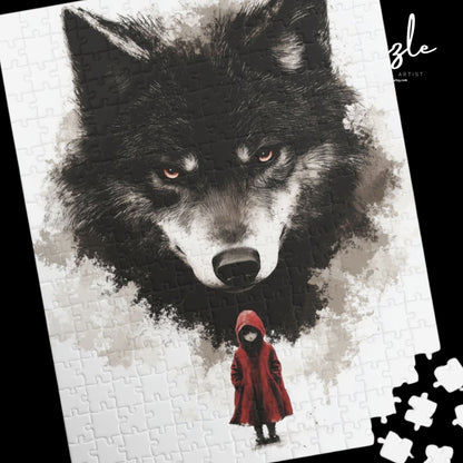 Mystical Wolf Puzzle | 110, 252, 520, 1014-piece, Dreamy Art, Gift for Animal Lovers, Family Fun, Home Decor, Game Night