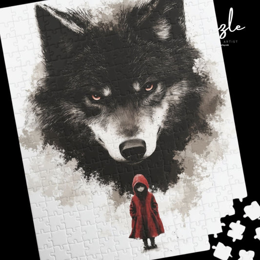 Mystical Wolf Puzzle | 110, 252, 520, 1014-piece, Dreamy Art, Gift for Animal Lovers, Family Fun, Home Decor, Game Night
