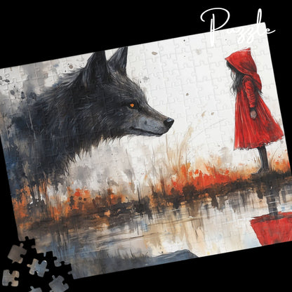 Charming Puzzle with Red Riding Hood & Wolf Design, 110 to 1014-Piece Family Fun Activity, Unique Gift for Book Lovers, Educational [...]