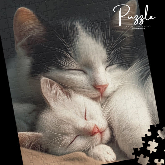 Cat Lovers Puzzle - Adorable Kittens, Gift for Cat Enthusiasts, Cozy Nights In
