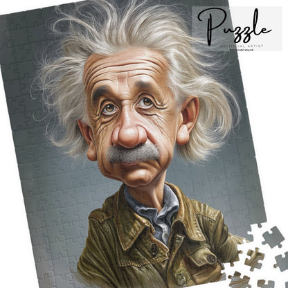 Einstein Puzzle - 110, 252, 520, 1014-piece Educational Mind Game, Gift for Science Lovers