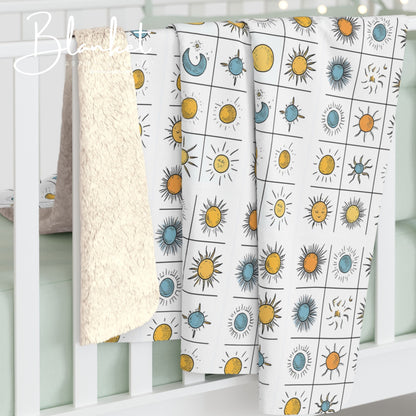 Sherpa Fleece Blanket - Gift for New Baby Astrology Lover