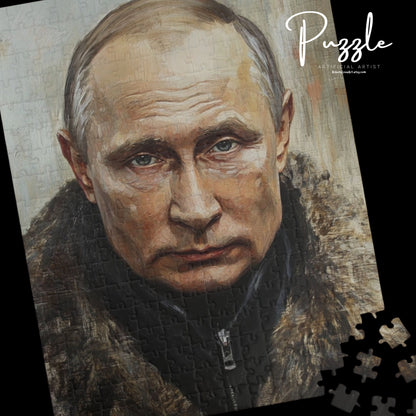 Puzzle - President Vladimir Putin in Fur Coat