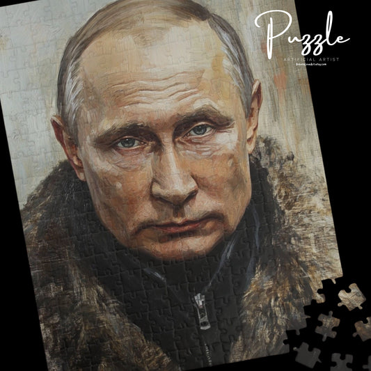 Puzzle - President Vladimir Putin in Fur Coat