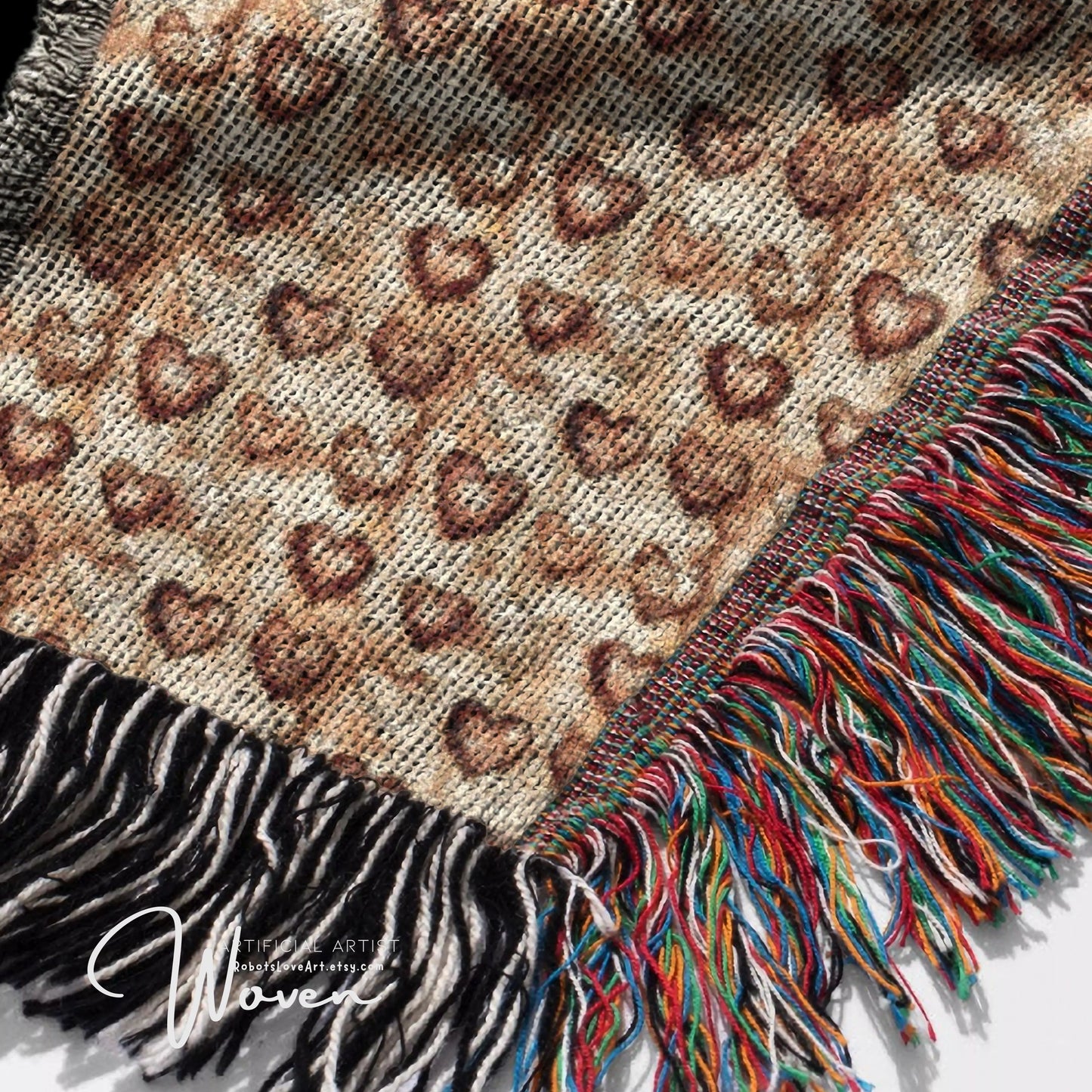 Cozy Woven Blanket for Home Decor, Perfect for Gift Giving, Rustic Style Throw, Comfortable Family Quilt, Holiday Present