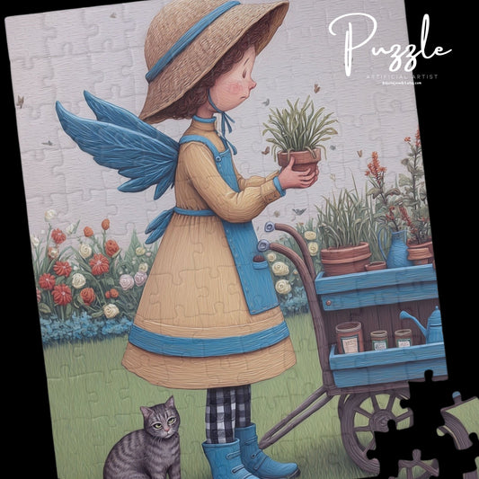 Charming Fairy Garden Puzzle - 110, 252, 520, 1014-piece | Whimsical Decor, Gift for Garden Lovers,Relaxation Activity