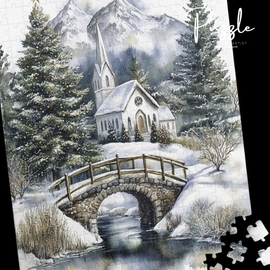 Winter Wonderland Puzzle - Cozy Holiday Nostalgia, Family Fun, Perfect Gift, 110-1014 Pieces, Seasonal Decor