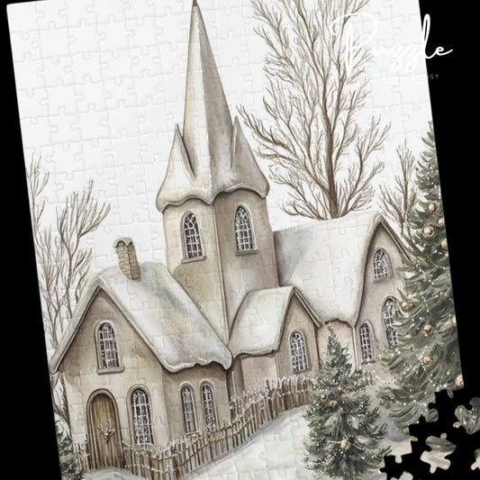 Winter Wonderland Puzzle, Cozy Family Activity, Holiday Home Decor, 110-1014 Pieces, Christmas Gift Idea, Relaxing Puzzle Fun