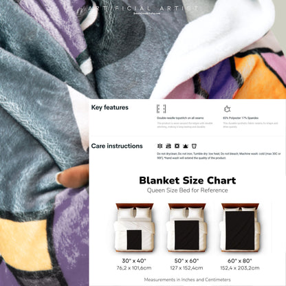 Cozy Pink Halloween Bats Velveteen Plush Blanket with Botanical Design | Perfect for Home Decor, Gifts, Girl Grunge
