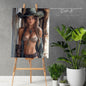 Ready to Shoot Hot Cowgirl Cleavage | Instant Download | Fantasy Digital AI Art | Sexy Old West Artwork