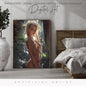 Hot Topless Blonde  | Instant Download | Fantasy Digital AI Art | Pinup Girl