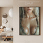 Blonde Bombshell Loincloth Cleavage | Instant Download | Fantasy Digital AI Art | LGBT Artwork (Copy)