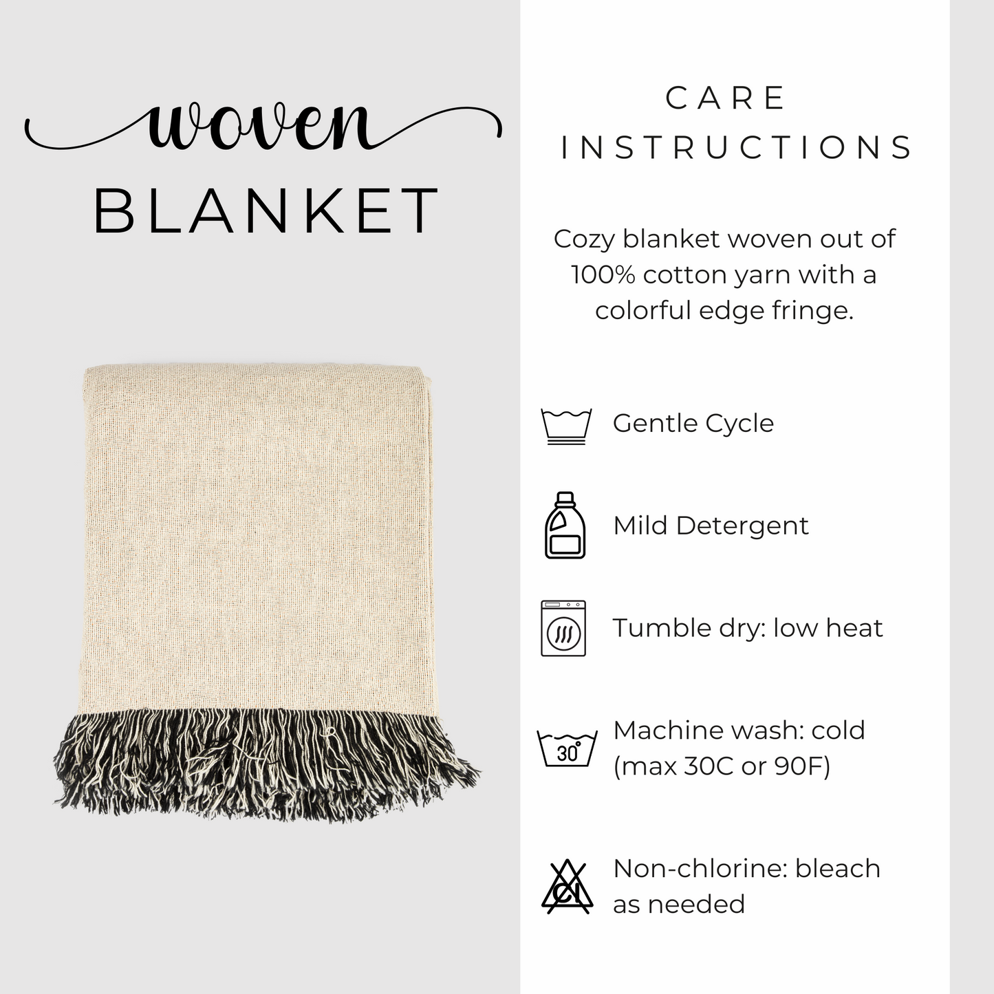 Cozy Woven Blanket for Home Decor, Perfect for Gift Giving, Rustic Style Throw, Comfortable Family Quilt, Holiday Present