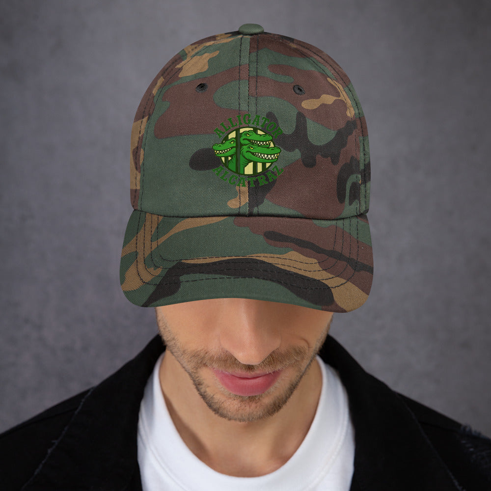 Alligator Alcatraz Dad Hat | President Trump Merch | Migrant Crisis