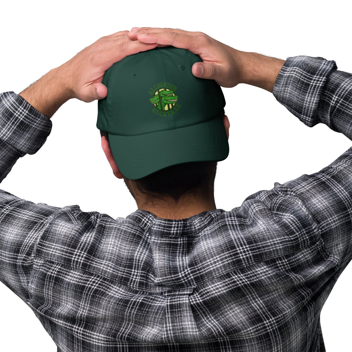 Alligator Alcatraz Dad Hat | President Trump Merch | Migrant Crisis
